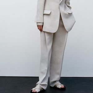 NWT Co | Relaxed Trouser in Champagne Japanese Stretch Crepe